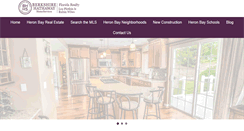 Desktop Screenshot of heronbayrealestate.com